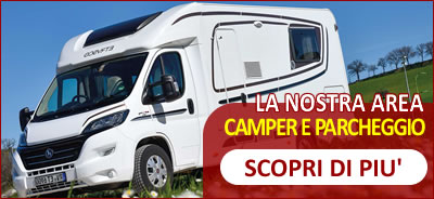 La nostra area camper e parcheggio